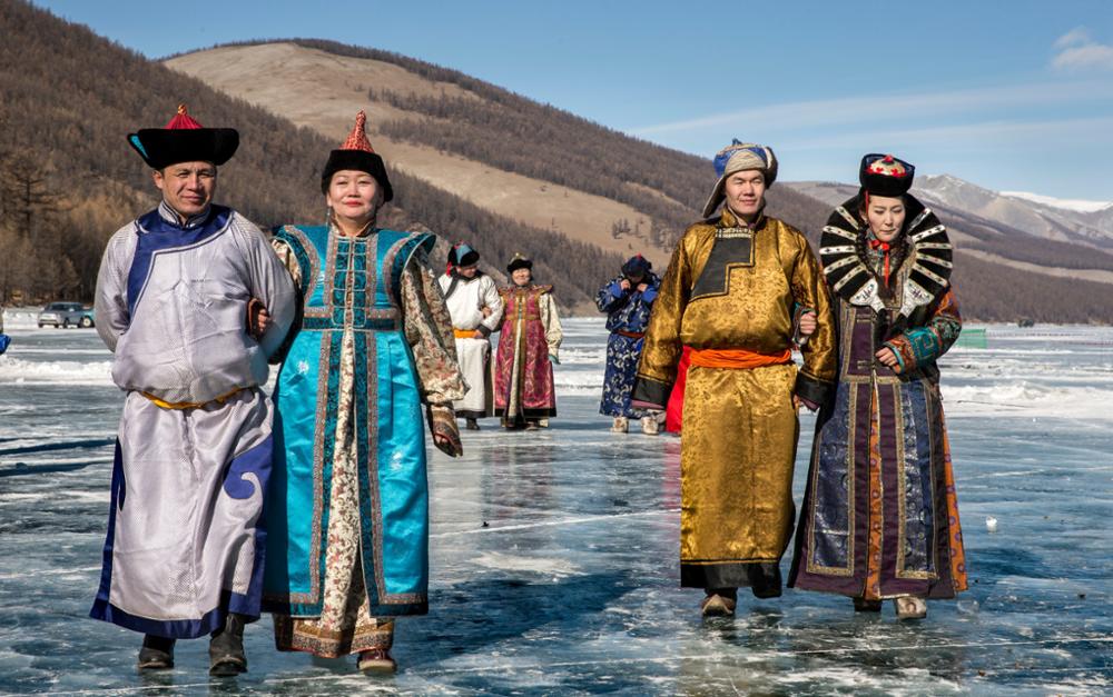 Mongolian traditional clothes